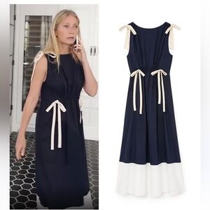 G. Label Goop Navy Midi Dress